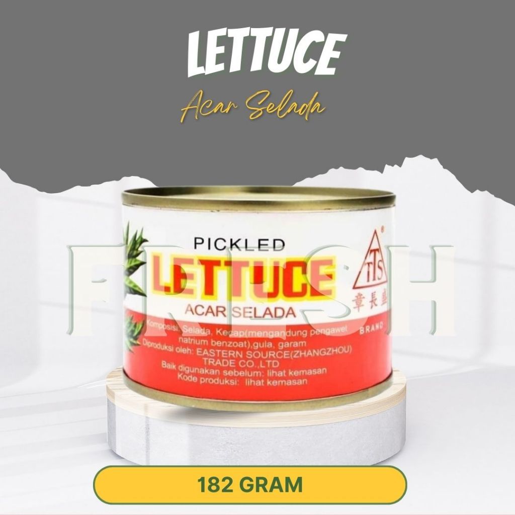 

Makanan Kaleng / Acar Selada Pickled Lettuce Tts Caisim Sawi 182 Gr / Halal