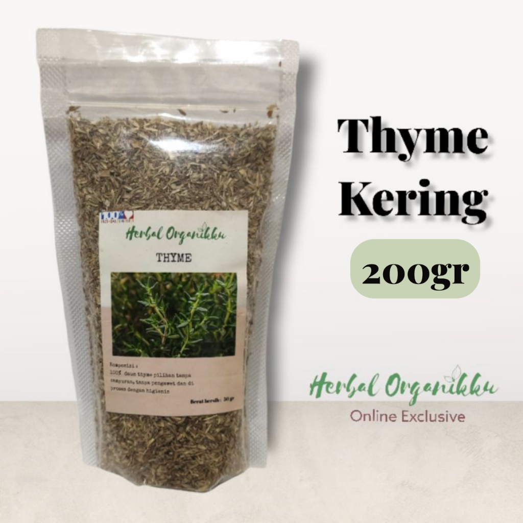 

Thyme Kering 100 & 200gr | Dried Thyme Leaf