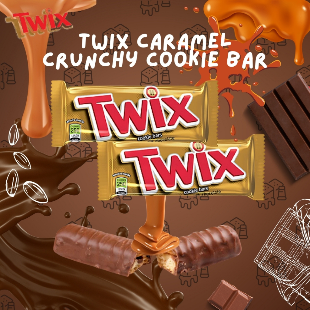 

Twix Caramel Crunchy Cookie Bar 50.7g 1 Pcs