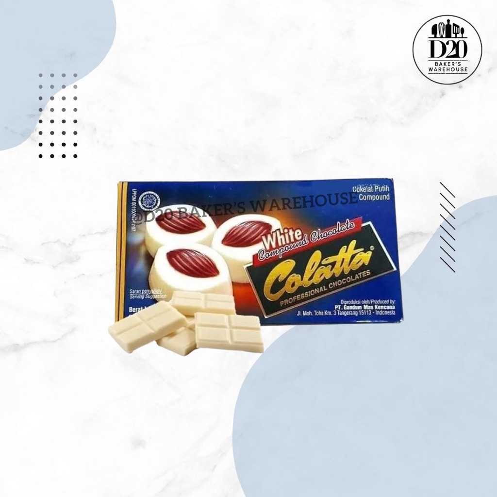 

Colatta Chocolate Compound White Coklat 250gr