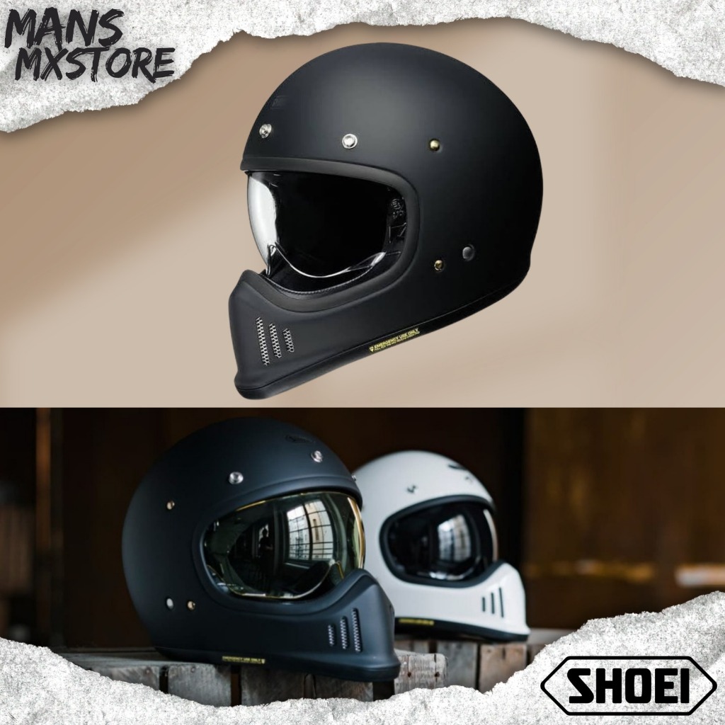 HELM SHOEI EZ ZERO BLACK MATT HELMET SHOEI EX-ZERO FULL FACE ORIGINAL