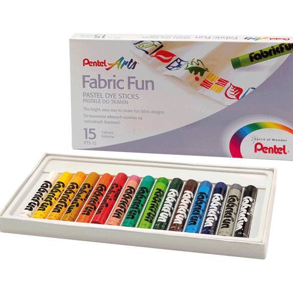 

Crayon Untuk Kain Fabric Fun Pastel Dye Sticks 15 Warna KODE L7K9
