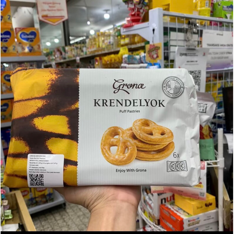 

[UKRAINE] GRONA KRENDELYOK PUFF PASTIES ISI 6 pcs