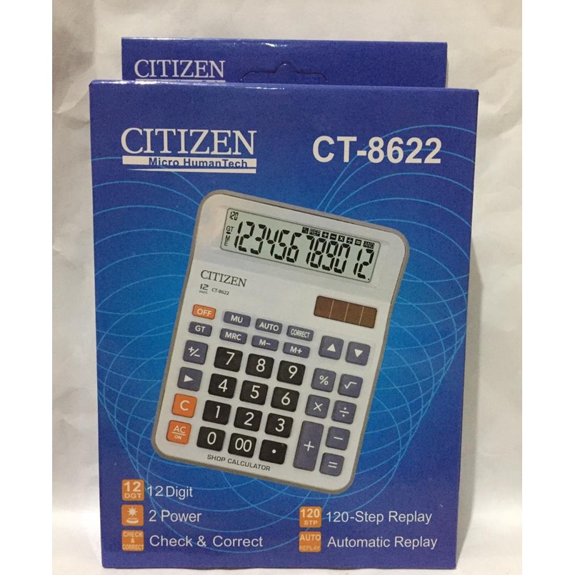 

KALKULATOR CALCULATOR CITIZEN CT 8622 KODE O3S7