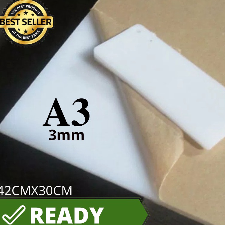 

Akrilik Lembaran Murah 3mm Putih Susu Ukuran A3 KODE V6P8