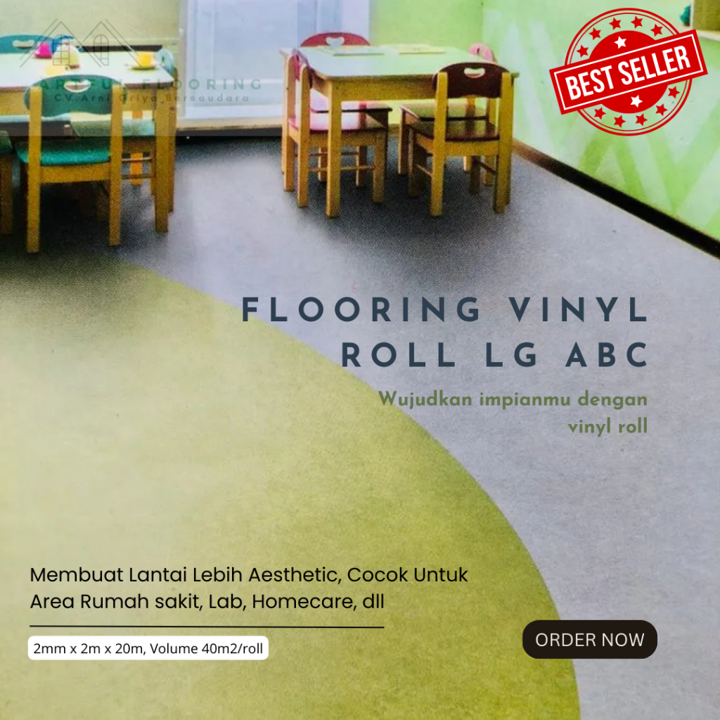 PROMO SALE Vinyl Roll – Vinyl Roll LG ABC tebal 2 mm