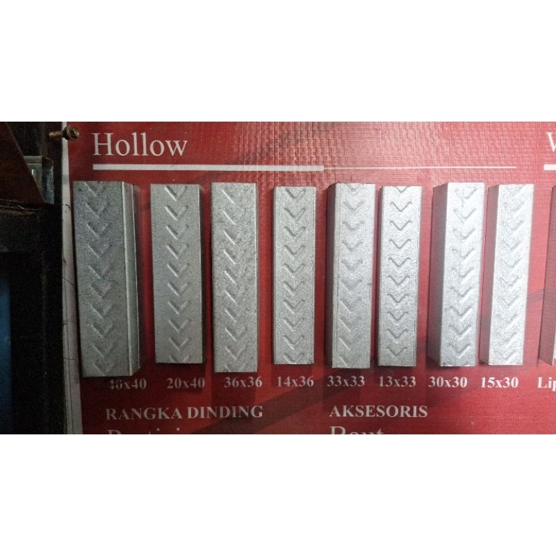 Holow plafon 4x4 0,35 kencana