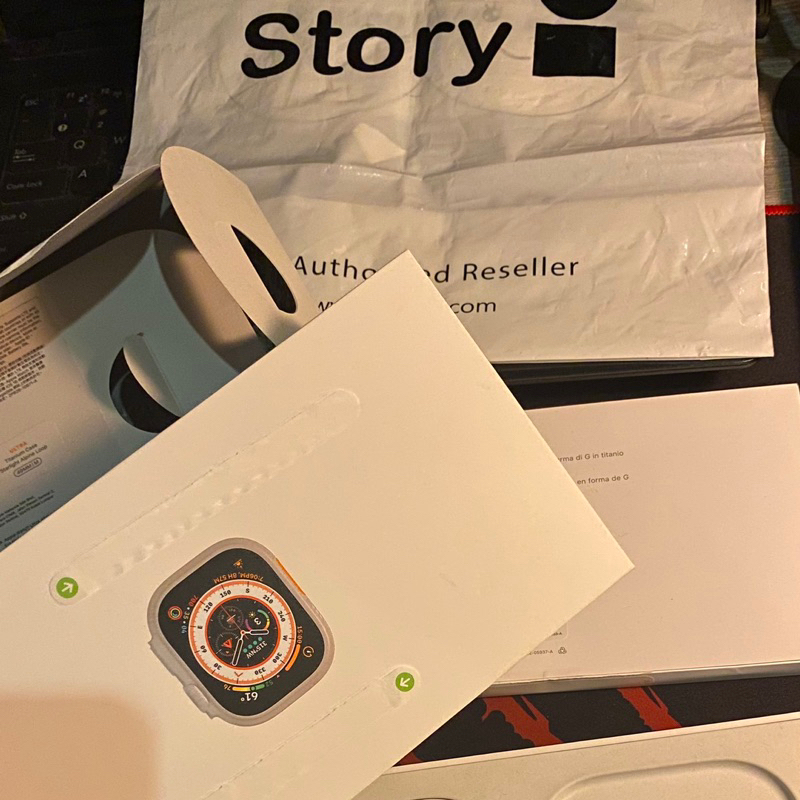 ibox istory apple watch iwatch ultra 49mm bisa Tuker tambah original fullset mulus iphone 15 iwatch 