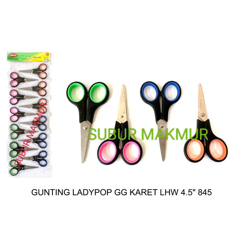 

(1Lusin) Gunting renteng Montana STL-540 / Gunting Renteng LadyPop LWH 845 / Gunting kertas ukuran Kecil warna Hitam