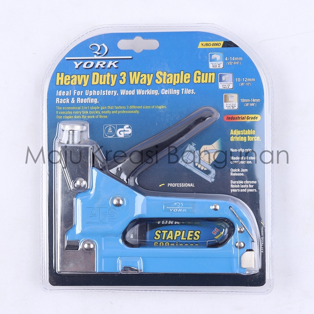 

Staple Gun 3 Way Pistol Tembak Staples Stapler 3 in 1 Jok Kulit Hekter Heckter Tacker Heavy Duty KODE Z7M5