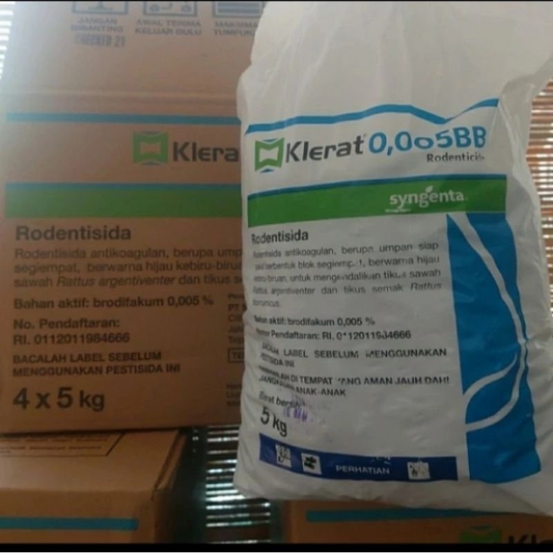 Racun Tikus Klerat 5 kg Asli