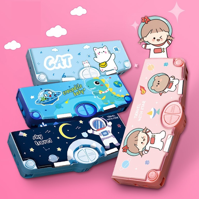 

KODE D72L THE TIME Kotak Alat Tulis Multifungsi Kotak Penyimpanan Alat Tulis Kartun Lucu Tempat Pensil Tempat Pensil Astronot Untuk Motif Unicorn Tempat Pensil Kartun Siswa Sekolah Dasar