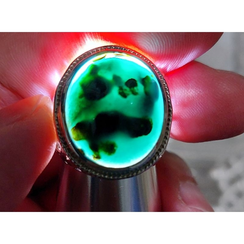 BACAN DOKO TOTOL Bacan Doko Totol Coklat Ring Perak