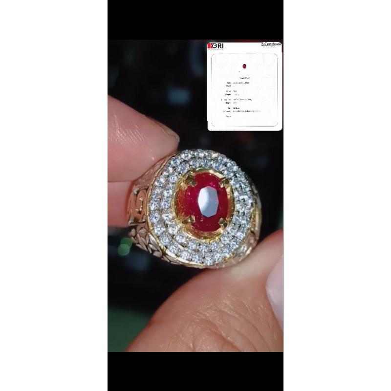 pigeon blood Red Ruby NTE