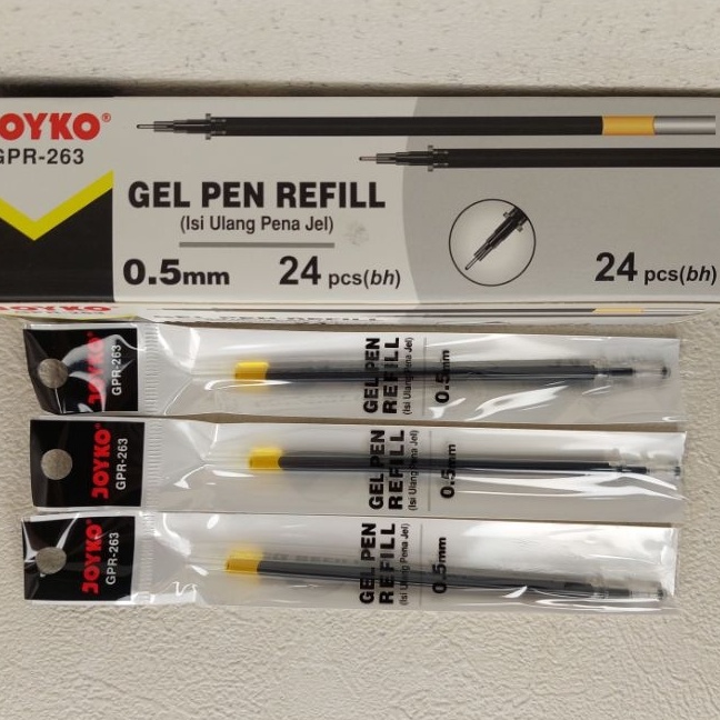 

KI3 Reffil isi pulpen gel JOYKO 263 JKpeak isi 24