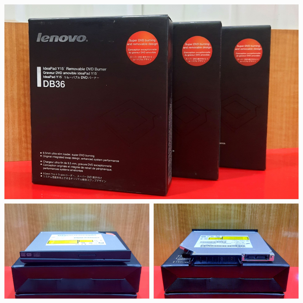 Promo Dvd Internal Lenovo IdeaPad Y15" Removable DVD Burner DB36 New Ex Display
