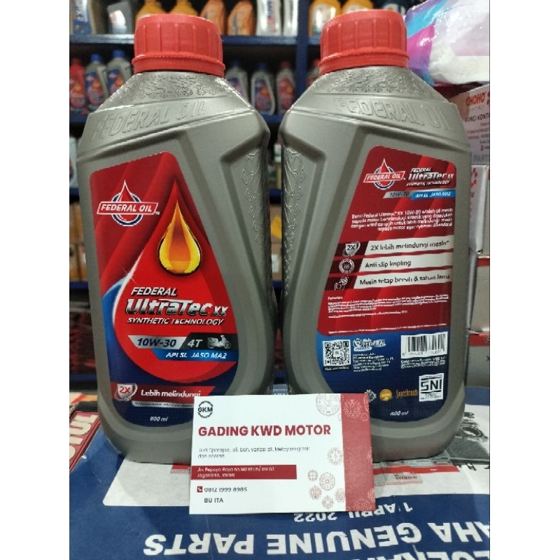 FEDERAL OIL SUPREME XX 10W30 08LT