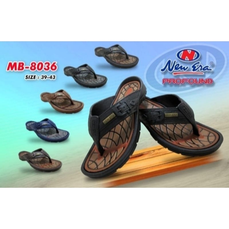 Sandal Jepit Karet Pria Dewasa New Era Profound MB 8036 Size 39-43