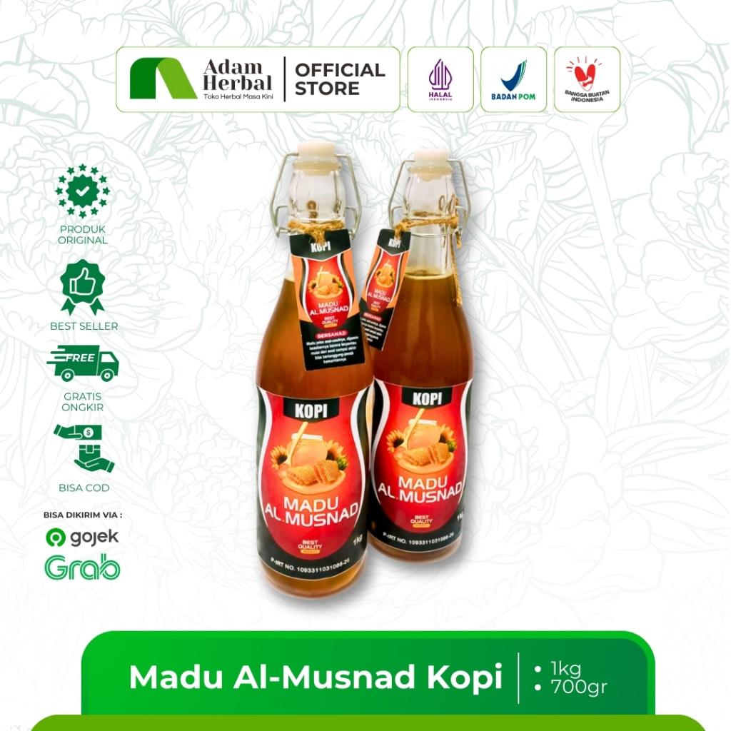 

Madu Al-Musnad Kopi | Madu Bersanad, Stamina Prima, Fokus Meningkat