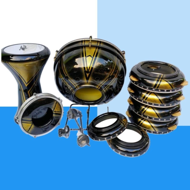 Alat Hadroh 1 Set Motif Full Set Hadroh Jepara Kualitas Premium Terbaik