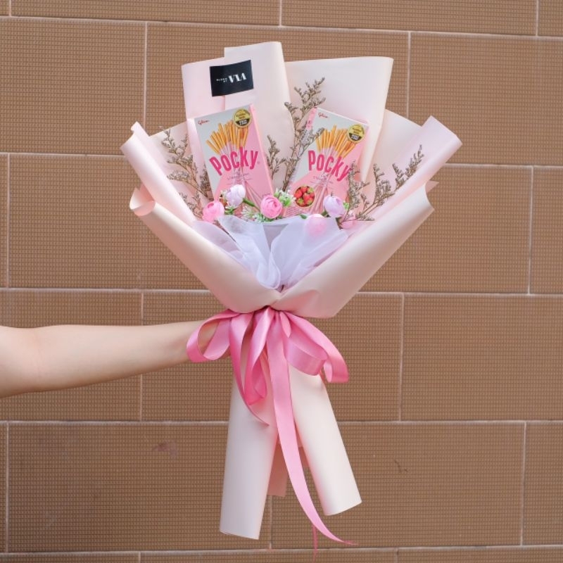 

Pocky bouquet buket wisuda buket coklat buket pocky graduation bouquet buket snack snack buket