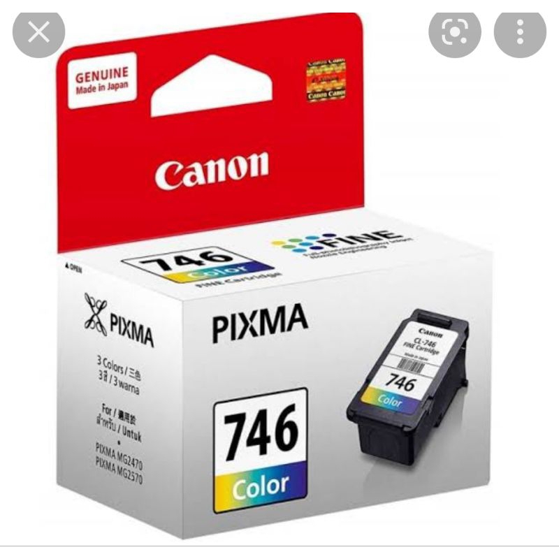 TINTA CARTRIDGE PRINTER CANON 746 ORIGINAL