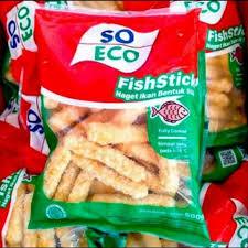 

So Eco Nugget Fish Stick 500gr / Nugget Ikan Bentuk Stick