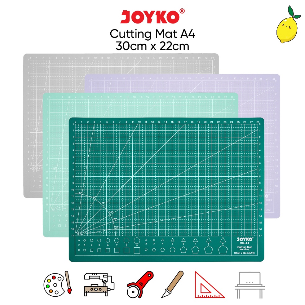 

KODE F14N Joyko Cutting Mat CMA4 Alas Potong