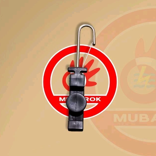 S clamp / s klem / clamp dw dc / pengait kabel fo / dropcore / ftth / klem hook / klem keong / segit