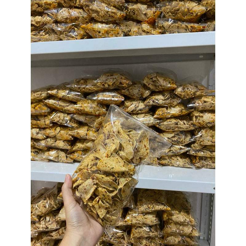 

Basreng pedas kriukkk daun jeruk 250 gram jajanan bandung cemilan oleh-oleh bandung viral