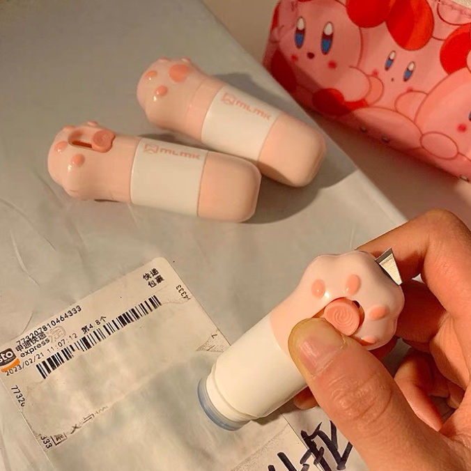 

Premium 99KHOME Box Opener Roller Stamp Cutter Pembuka dan Penghapus Resi penghapus lucu H348