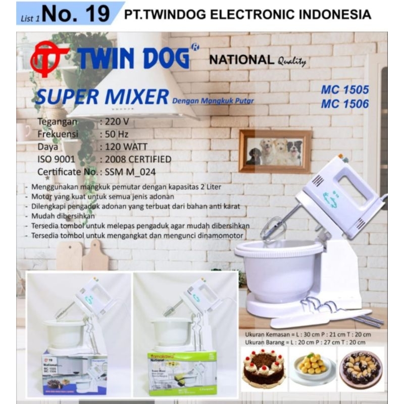 Mixer Duduk National TD & Mixer National Omega Quality