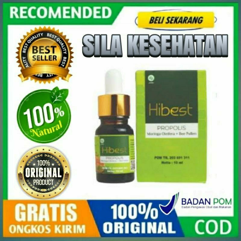 HIBEST PROPOLIS Original HIBEST Asli Obat Herbal Atasi Diabetes Kolesterol Terbaik