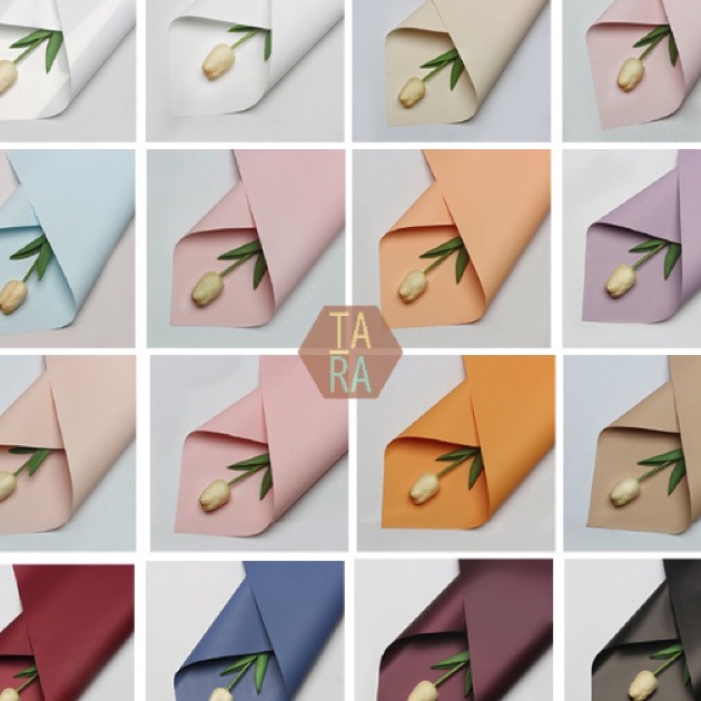 

KI3 Per PACK 2 Lembar Kes Bunga Cellophane Polos 5858 Per Pack isi 2 Lembar