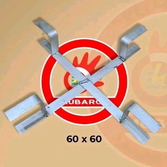 Slack hanger 60x60 / slack support / palang slak / fixing slack / slek kabel / stang slek / gulungan