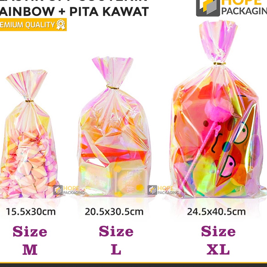 

Diskon 2 Pcs Plastik OPP Rainbow Hologram Souvenir Snack Ultah Pita Kawat Plastik Bingkisan Souvenir Hadiah Plastik Snack Ultah Plastik PermenBiskuitCoklat