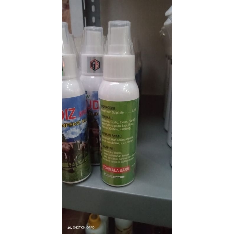 KUDIX/KUDIZ spray obat scabies koreng luka ampuh