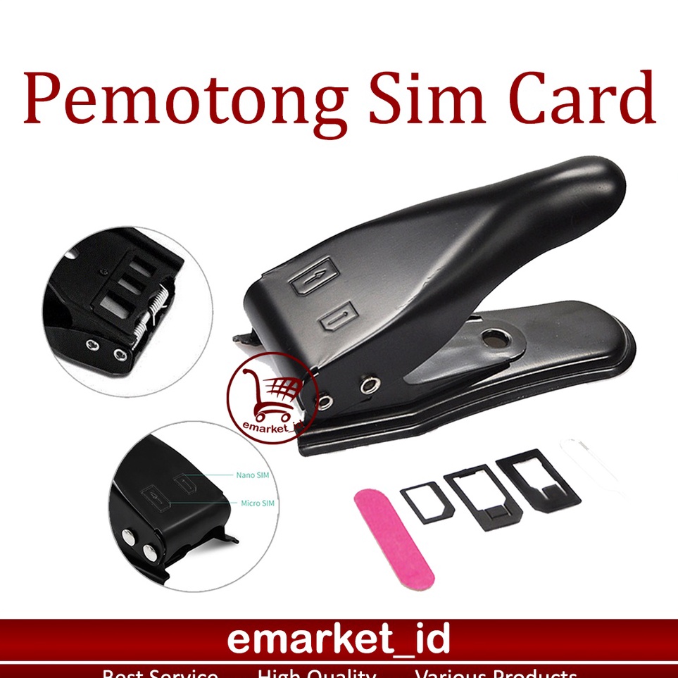 

KODE Y95D Pemotong Sim Card Potong Cutting Cutter Cut Ukuran Nano Micro Besar Kecil Simcard Kartu Perdana