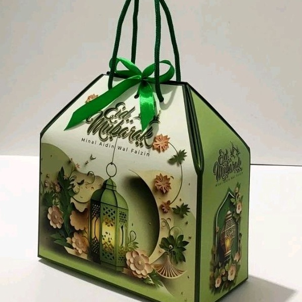 

FG2 BOX GABLE IDUL FITRI UNTUK ISI 2 JAR SILINDER 6ML KOTAK HAMPERS UK 19x92x12 PER 5PCS