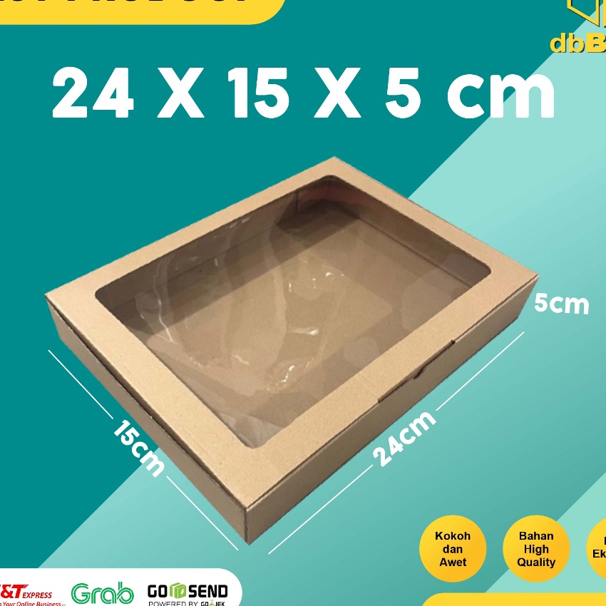 

KP8 1Pcs Kardus MIKA Uk 24x15x5 dus box model diecut untuk kue hampers gift box dll