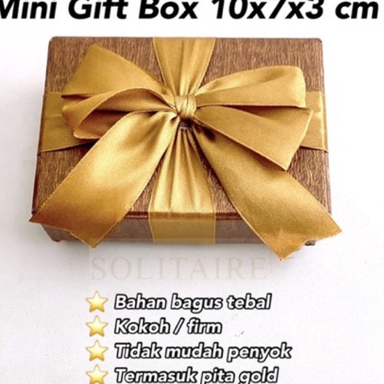 

KF7 M GIFT BOX 9x7x3cm M Hard Box M Hampers kotak kado hadiah LM logam mulia ANTAM UBS LOTUS ARCHI Hkotak souvenir