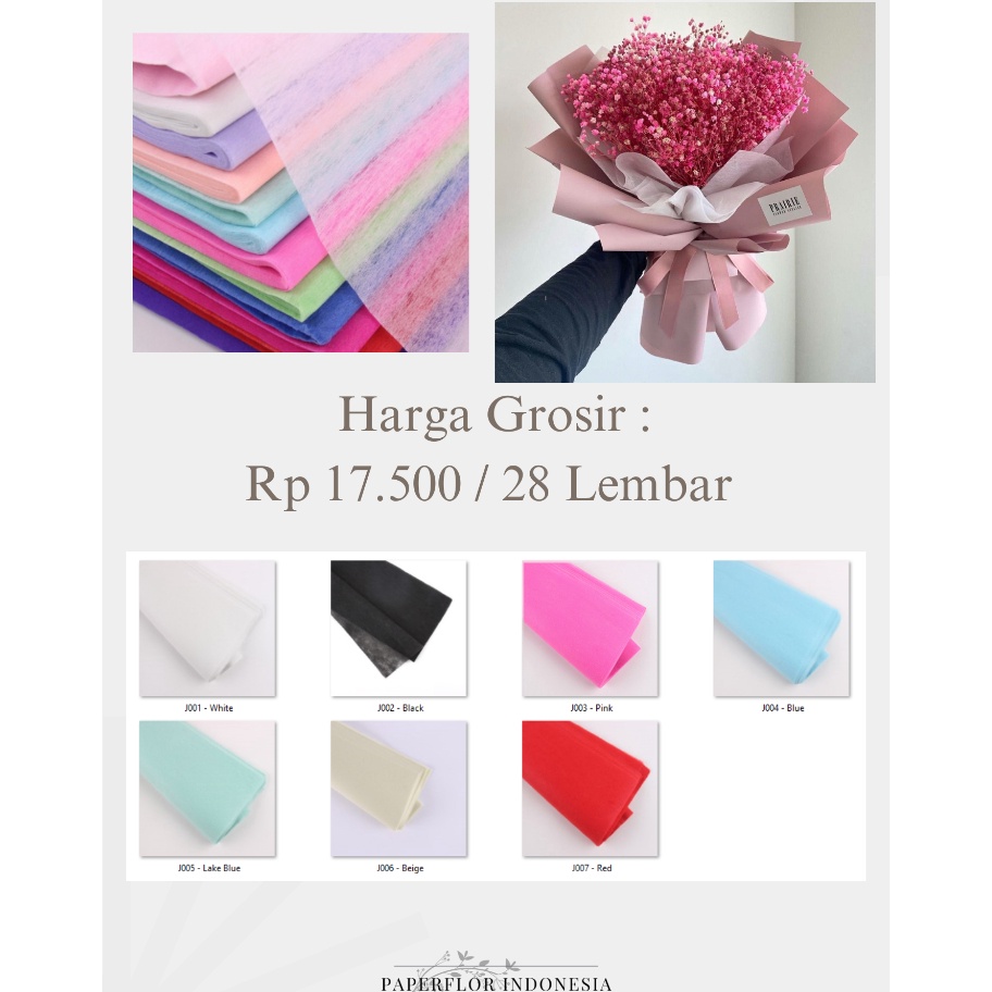 

Murah 28 LEMBAR KES TISSUE TISSUE PAPER KES TISU BOUQUET BUNGA BUKET FLOWER