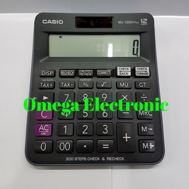 

KODE J68B Casio Desktop MJ12D Plus Kalkulator Meja Office check correct MJ 12D Plus