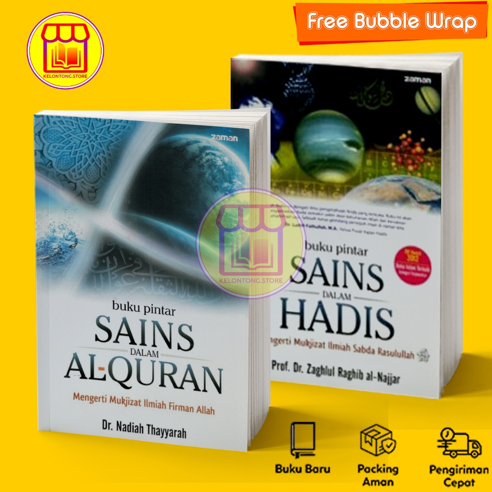KODE O89Z Paket 2 Buku Pintar Sains Dalam Al Quran by Nadiah Thayyarah  Buku Pintar Sains dalam Hadi