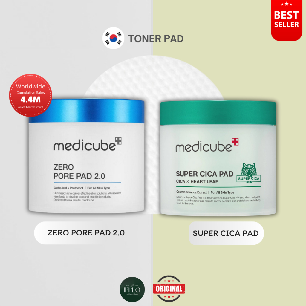 [ READY STOCK ] Medicube Zero Pore Pad / Super Cica Pad / Deep Vita C pad