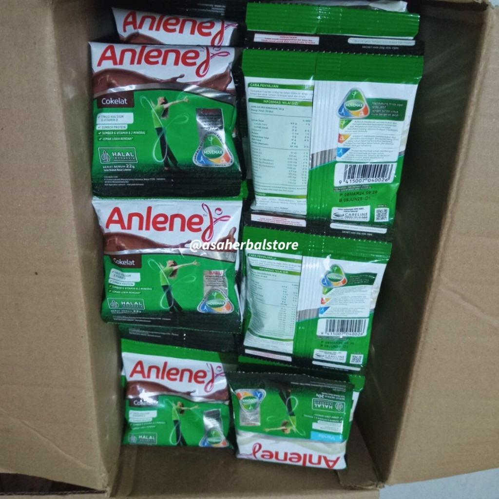 

Susu Anlene Actifit Sachet Per Renceng Rasa Vanila dan Cokelat Tinggi Kalsium