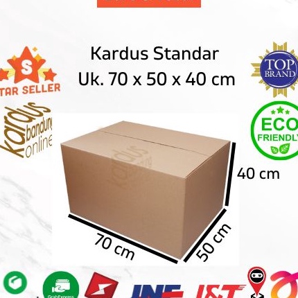 

Spesial Kardus Box Karton Dus Kotak Packing Jumbo Polos Uk 7x5x4 CFlute Tebal 4 mm untuk Pindahan