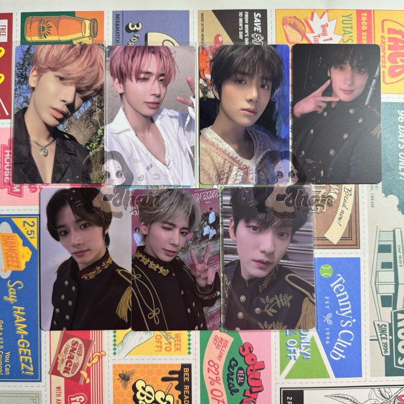 pc photocard txt temptation sweet act mirage ld lucky draw soobin beomgyu taehyun heuningkai