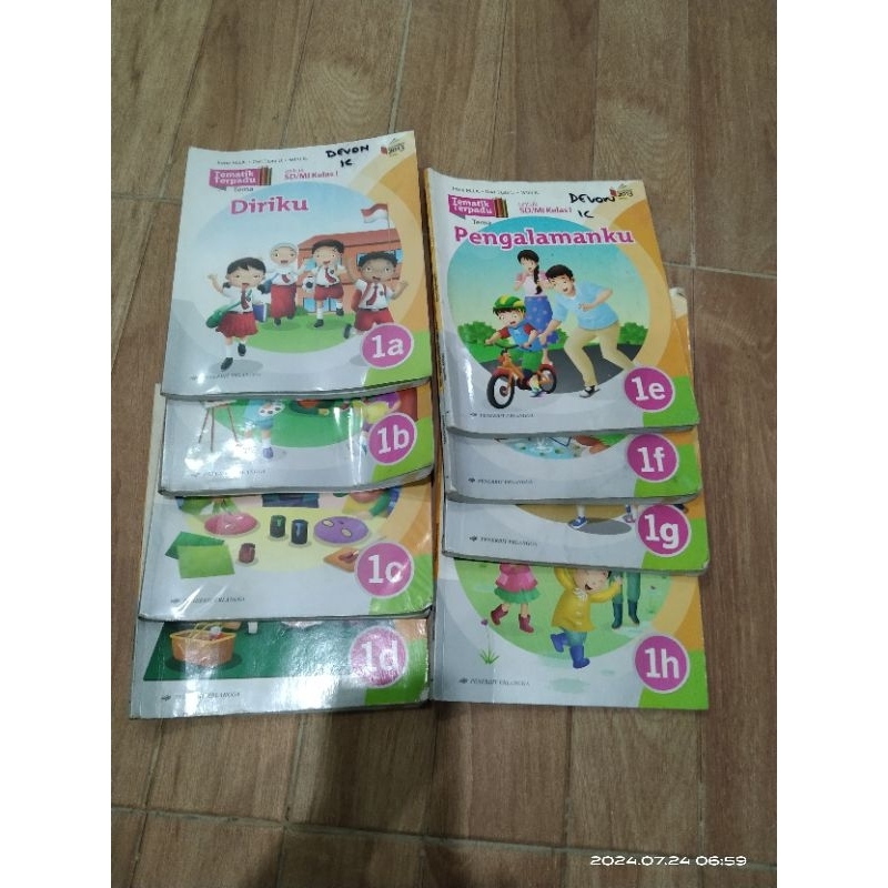 Tematik kelas 1 bekas
