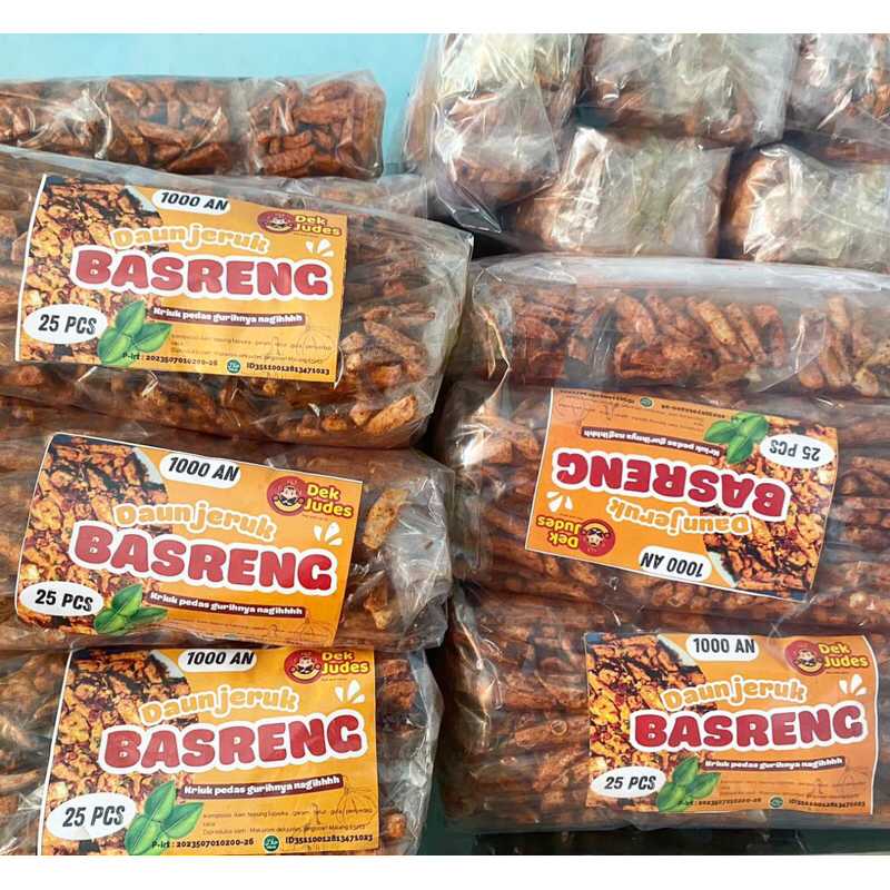 

GROSIR basreng 1ball isi 10 pack | 1 pack isi 25 pcs | basreng enak gurih dan renyah